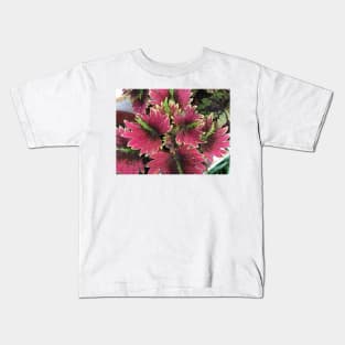 pink leaves in the garden Kids T-Shirt